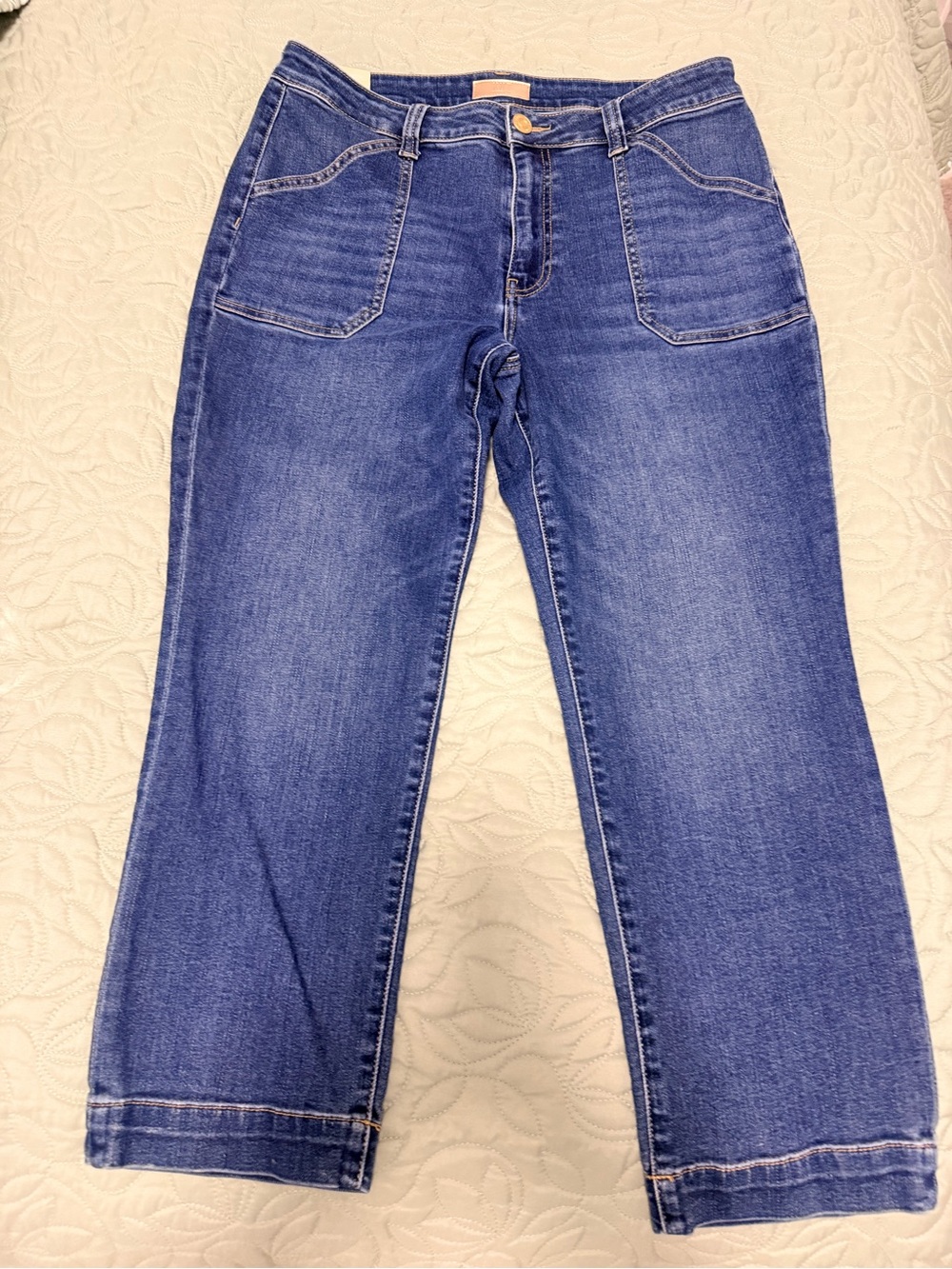 Kut from the Kloth Indigo Straight-Leg Jeans